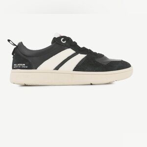 Palladium Men's Black and Cream Sneakers